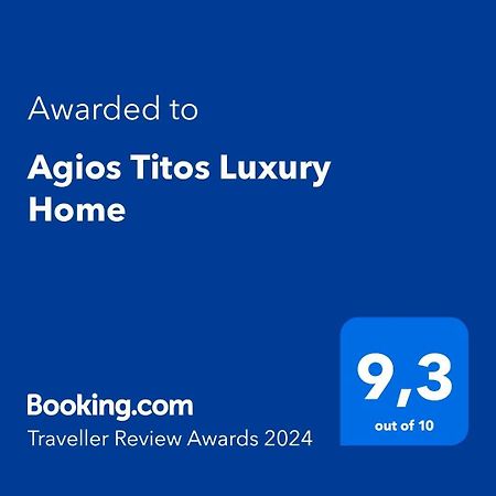 Agios Titos Luxury Home Heraclión Exterior foto